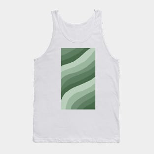 Green colors Tank Top